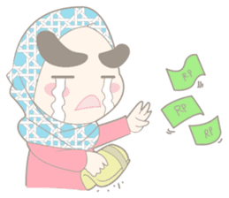 Alis Tebal Hijab Girl sticker #8180225