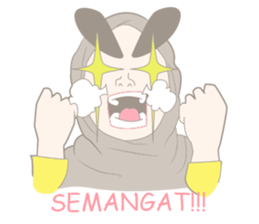 Alis Tebal Hijab Girl sticker #8180228