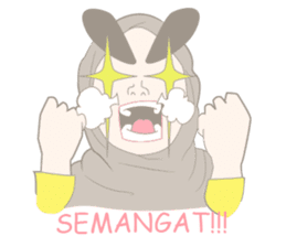 Alis Tebal Hijab Girl sticker #8180228