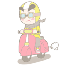 Alis Tebal Hijab Girl sticker #8180230