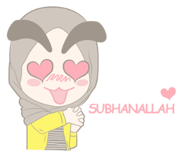 Alis Tebal Hijab Girl sticker #8180233