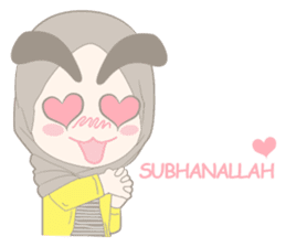 Alis Tebal Hijab Girl sticker #8180233