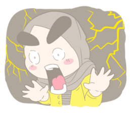 Alis Tebal Hijab Girl sticker #8180234