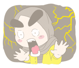 Alis Tebal Hijab Girl sticker #8180234