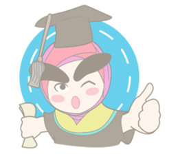 Alis Tebal Hijab Girl sticker #8180235