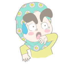 Alis Tebal Hijab Girl sticker #8180236