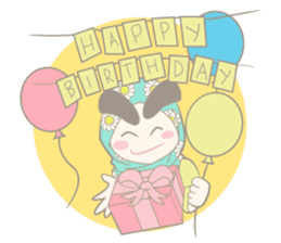 Alis Tebal Hijab Girl sticker #8180238