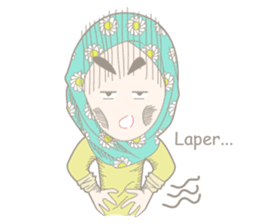 Alis Tebal Hijab Girl sticker #8180239