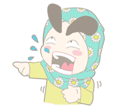 Alis Tebal Hijab Girl sticker #8180240