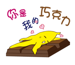 Fun together banana Friends sticker #8180297