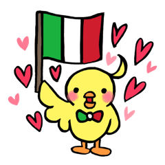 The rabbit and the duck italian sticker2