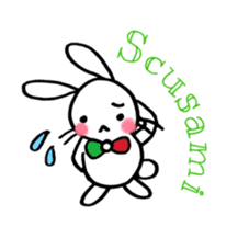 The rabbit and the duck italian sticker2 sticker #8180255