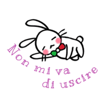 The rabbit and the duck italian sticker2 sticker #8180256