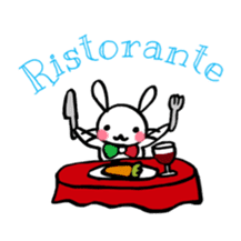 The rabbit and the duck italian sticker2 sticker #8180262