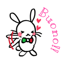 The rabbit and the duck italian sticker2 sticker #8180263