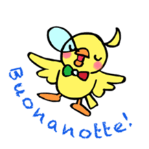 The rabbit and the duck italian sticker2 sticker #8180281