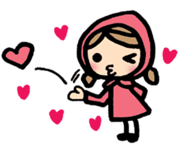 British Englsih with girl and cat sticker #8180335