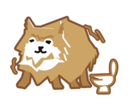 Pomeranian of Tyrol sticker #8181804