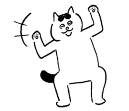 cats who are kurokichi shirokichi sticker #8182244