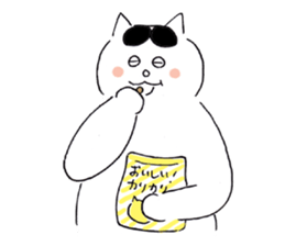 cats who are kurokichi shirokichi sticker #8182247
