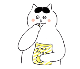 cats who are kurokichi shirokichi sticker #8182247