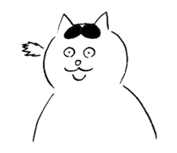 cats who are kurokichi shirokichi sticker #8182248