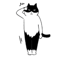 cats who are kurokichi shirokichi sticker #8182254