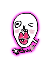 Interesting face sticker #8182273