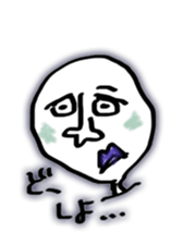 Interesting face sticker #8182274