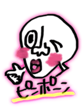 Interesting face sticker #8182280