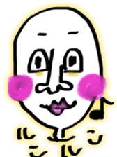 Interesting face sticker #8182288