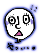 Interesting face sticker #8182289