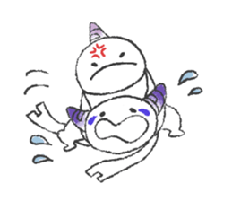 child ogre sticker #8182493