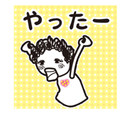 girl tight perm2. sticker #8183030