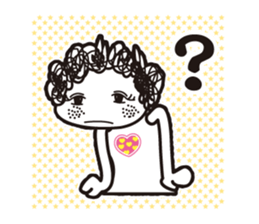 girl tight perm2. sticker #8183058