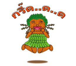 Little wooden puppet sticker #8183315