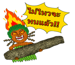 Little wooden puppet sticker #8183330