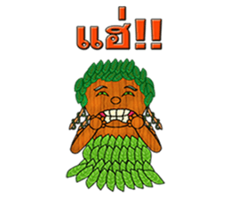 Little wooden puppet sticker #8183334