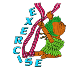 Little wooden puppet sticker #8183336