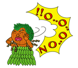 Little wooden puppet sticker #8183340