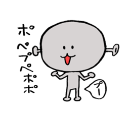 Loose character Alien sticker #8183597