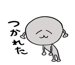 Loose character Alien sticker #8183618