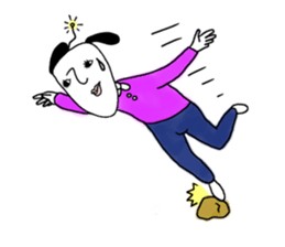 Heartwarming mr Saito. sticker #8184650