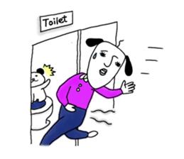 Heartwarming mr Saito. sticker #8184655