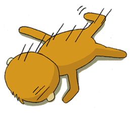 Small Q monkey sticker #8186373