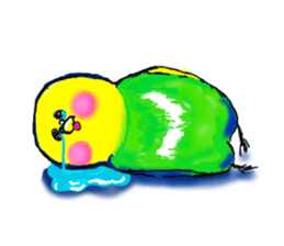 A 4 parakeets sticker #8186992