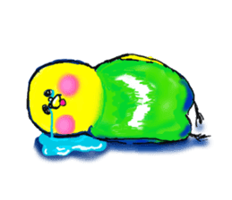 A 4 parakeets sticker #8186992