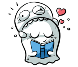 Ghossi (The small ghost) sticker #8187151