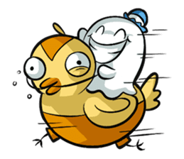 Ghossi (The small ghost) sticker #8187155