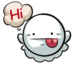 Ghossi (The small ghost) sticker #8187158